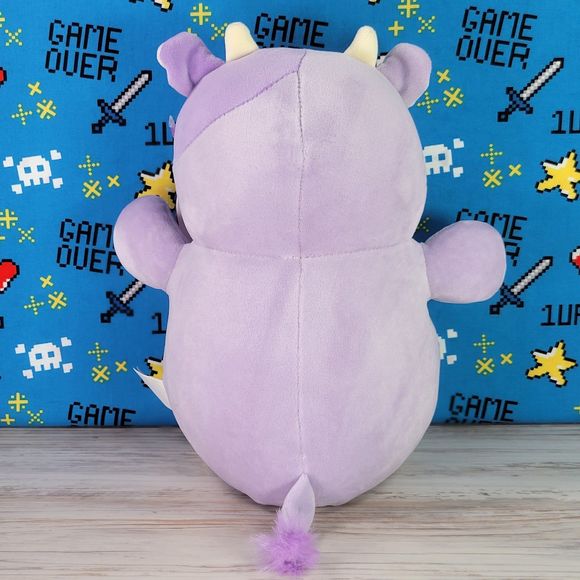 Squishmallow Bubba the Purple Cow 10" UltraSoft Hugmees Plush NWT - Picture 2 of 7
